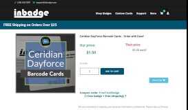 
							         $1.50 Ceridian DayForce Barcode Cards | FreeTestBadge ...								  
							    