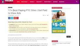 
							         17+ Best Paying PTC Sites | Get Paid to View Ads ...								  
							    