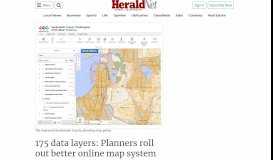 
							         175 data layers: Planners roll out better online map system ...								  
							    