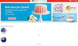 
							         1800GiftPortal: Send Gifts, Cakes, Flowers to USA, UK, India								  
							    