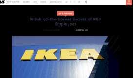 
							         19 Behind-the-Scenes Secrets of IKEA Employees | Mental ...								  
							    