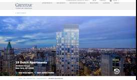 
							         19 Dutch Apartments in New York | Greystar								  
							    
