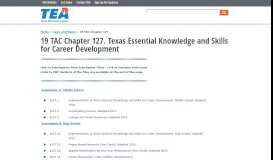 
							         19 TAC Chapter 127 - Texas Education Agency								  
							    