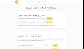 
							         192.168.0.1\192.168.1.1 - Tenda FH303 Router login and ...								  
							    