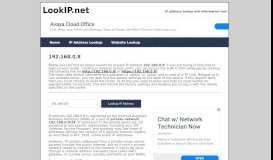 
							         192.168.0.8 - Private Network | IP Address Information Lookup								  
							    
