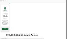
							         192.168.10.253 - Login to your Admin Page Now!								  
							    