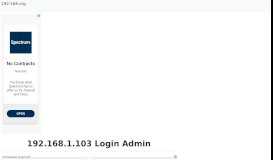 
							         192.168.1.103 - Login to your Admin Page Now!								  
							    