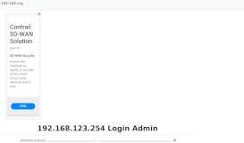 
							         192.168.123.254 - Login to your Admin Page Now!								  
							    