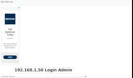
							         192.168.1.50 - Login to your Admin Page Now!								  
							    