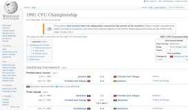 
							         1981 CFU Championship - Wikipedia								  
							    