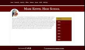
							         1990's – History – Mark Keppel High School								  
							    