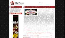 
							         1BetVegas Review - 1BetVegas.com Sports Book Warning								  
							    