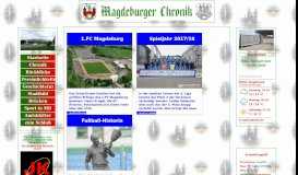 
							         1.FC Magdeburg - Magdeburger Chronik								  
							    