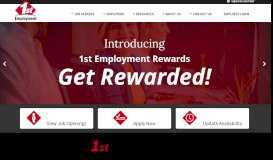 
							         1st Employment | Employment Services & Staffing Solutions								  
							    