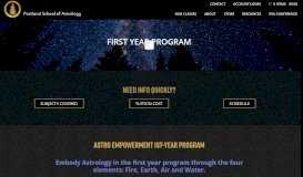 
							         1st-Year Program — Portland School of Astrology								  
							    