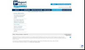 
							         1st4sport Centre Portal Enhancements - 1st4sport Qualifications								  
							    