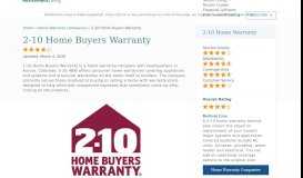 
							         2-10 Home Buyers Warranty Reviews (with Costs and Plans)								  
							    