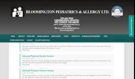 
							         2 - Bloomington Pediatrics & Allergy								  
							    
