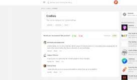 
							         2 Codias Reviews - Pros, Cons and Rating | Product Hunt								  
							    