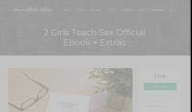 
							         2 Girls Teach Sex Official Ebook + Extras | cheapselfhelp ...								  
							    