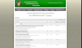 
							         2 - Louisiana Ethics Administration Program: Campaign Finance Portal								  
							    
