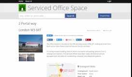 
							         2 Portal way London W3 6RT - Serviced Office Space								  
							    