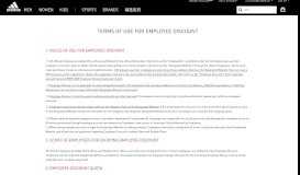 
							         2. Scope of Employees for Enjoying Employee ... - adidas.com								  
							    