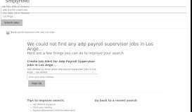 
							         20 Best Adp Payroll Supervisor jobs in Los Angeles, CA (Hiring Now ...								  
							    