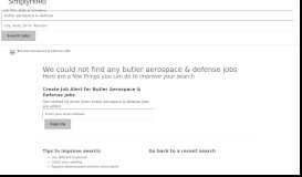 
							         20 Best Butler Aerospace & Defense jobs (Hiring Now!) | Simply Hired								  
							    