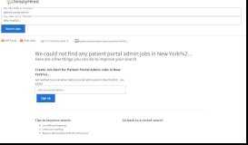 
							         20 Best Patient Portal Admin jobs in New York, NY (Hiring Now ...								  
							    