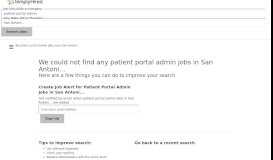 
							         20 Best Patient Portal Admin jobs in San Antonio, TX (Hiring Now ...								  
							    