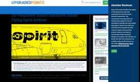 
							         20 Frequently Asked Questions About Flying Spirit Airlines ...								  
							    