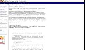 
							         20 ILCS 405/ Civil Administrative Code of Illinois. (Department of ...								  
							    