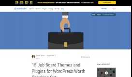 
							         20 Job Board Themes and Plugins for WordPress Worth Checking Out ...								  
							    