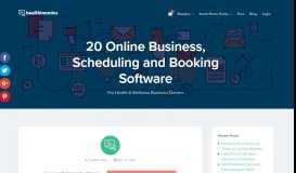 
							         20 Online Business, Scheduling and Booking Software - Healthinomics								  
							    