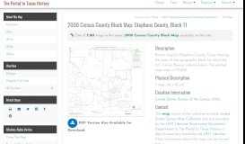 
							         2000 Census County Block Map: Stephens County, Block 11 - The ...								  
							    