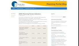 
							         2009 Planning Portal statistics | Planning Portal Blog								  
							    