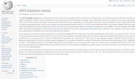 
							         2010 Zambian census - Wikipedia								  
							    