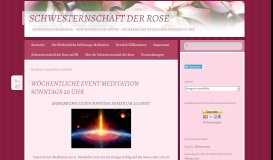 
							         2012portal.blogspot | Schwesternschaft der Rose								  
							    