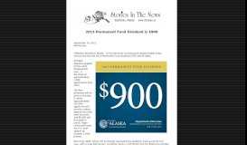 
							         2013 Permanent Fund Dividend is $900 - SitNews								  
							    