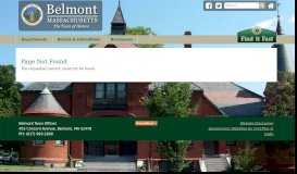 
							         2015 annual report - Belmont MA								  
							    