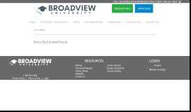 
							         2016-2017 Broadview University Campus Outcomes								  
							    