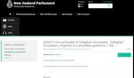 
							         2016/17 Annual Review Responses Economic ... - Parliament								  
							    