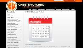 
							         2017-2018 Calendar Posted - Chester Upland School District								  
							    