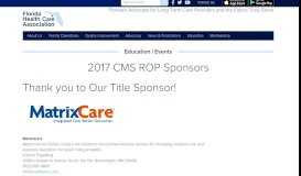 
							         2017 CMS ROP Sponsors - Florida Health Care Association								  
							    