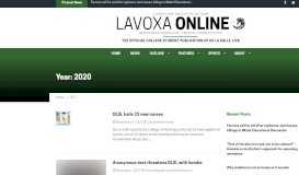 
							         2017 – LAVOXA Online								  
							    