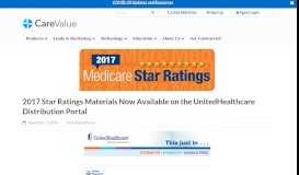 
							         2017 Star Ratings Materials Now Available on the UnitedHealthcare ...								  
							    