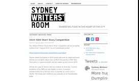 
							         2017 SWR Short Story Competition - News | Sydney Writers' Room								  
							    