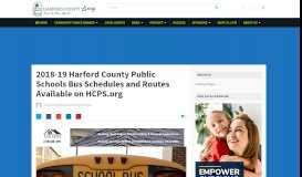 
							         2018-19 Harford County Public Schools Bus Schedules and Routes ...								  
							    