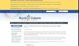 
							         2018-19 Orientation to be held August 30th | North Colonie Central ...								  
							    